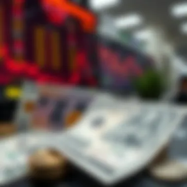 Understanding Currency Exchange Rates Currency exchange concept with Korean won and US dollar