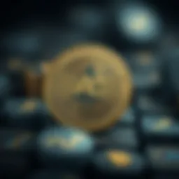 An artistic representation of the AC coin symbolizing innovation in digital finance.