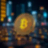 Concept of AI coin showing integration of AI and blockchain