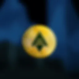 Symbolic representation of Aleo coin