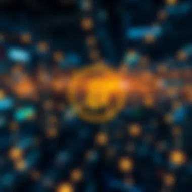 Interconnected Cryptocurrency Exchanges Graphical representation of cryptocurrency exchanges and their connections