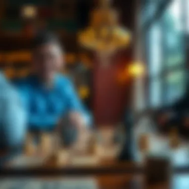 Strategic Decision-Making in Betting A strategic board game depicting decision-making in betting