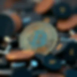 An abstract representation of cryptocurrency investment strategies.