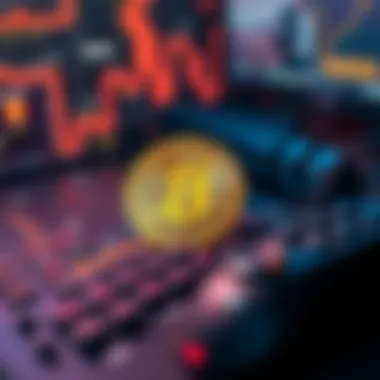 Economic Impact of Bitcoin on Gaming An abstract representation of the economic impact of Bitcoin on the gaming industry.