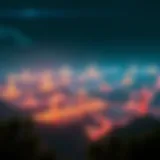 A digital landscape illustrating the integration of cryptocurrency in gaming.