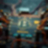 Diagram illustrating the Bitcoin mining process