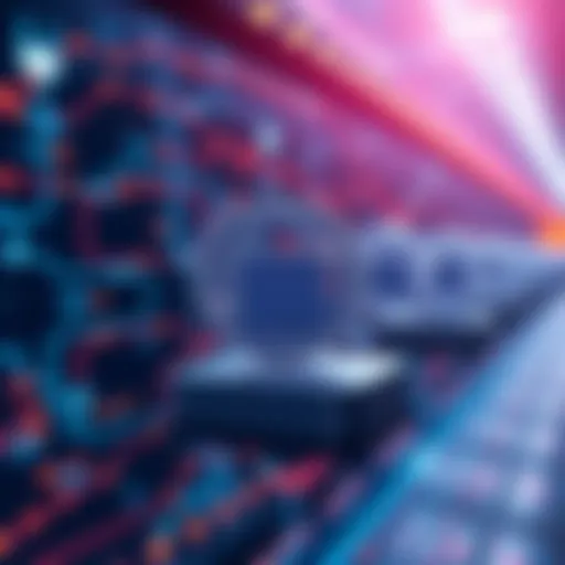 Conceptual illustration of decentralized file sharing