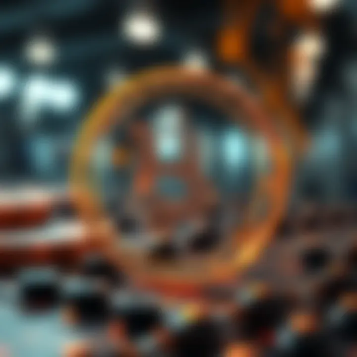 Blockchain Applications Across Industries Visual representation of blockchain applications in various sectors