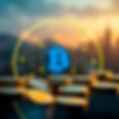 Diagram illustrating blockchain technology and its relation to free coins