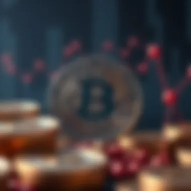 The Impact of Blockchain on Financial Systems Illustration depicting blockchain technology impact on finance