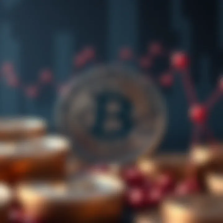 The Impact of Blockchain on Financial Systems Illustration depicting blockchain technology impact on finance