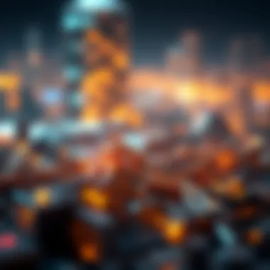 Blockchain Integration in Multi-Chain Systems Visual representation of blockchain integration in multi-chain systems