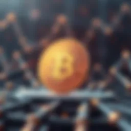 Conceptual illustration of blockchain technology