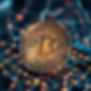 Representation of Blockchain Technology Blockchain technology representation