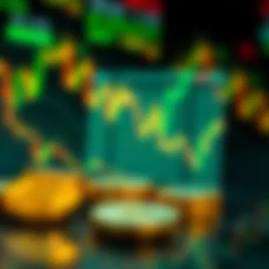 Cryptocurrency Market Dynamics Graphical representation of cryptocurrency market dynamics