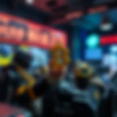 Cryptocurrency Integration in Gaming Visual representation of cryptocurrency integration