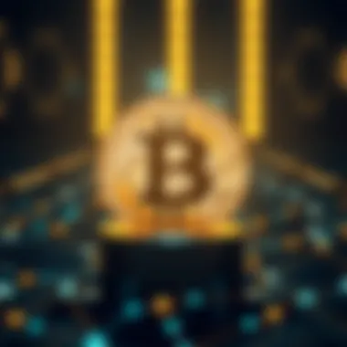 BTB in Blockchain Technology Blockchain technology showcasing BTB