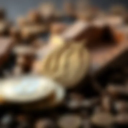 An abstract representation of cryptocurrency evolution