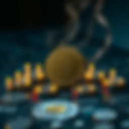 Conceptual illustration of Casper Coin technology