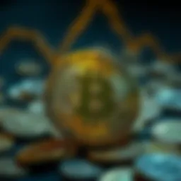 Conceptual depiction of currency value and inflation
