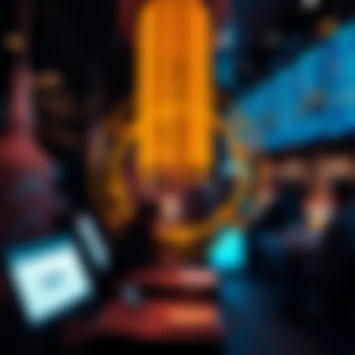 Smart Contracts in DEX Visual depiction of smart contracts in action within a decentralized exchange