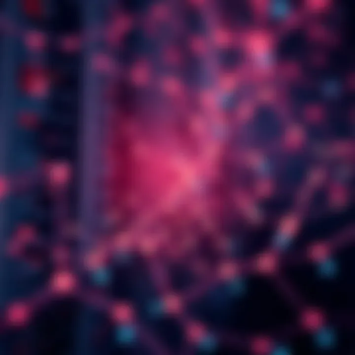 Digital Ledger with Nodes and Connections A digital ledger showcasing nodes and connections