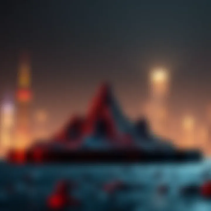 Formation Stages of Double Top Illustration depicting the formation stages of a double top