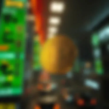 Future Potential of DTR Coin Future potential of DTR coin illustrated through visionary graphics