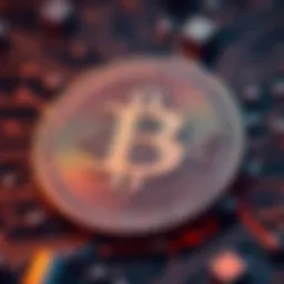 Conceptual representation of EDDSA algorithm in cryptocurrency