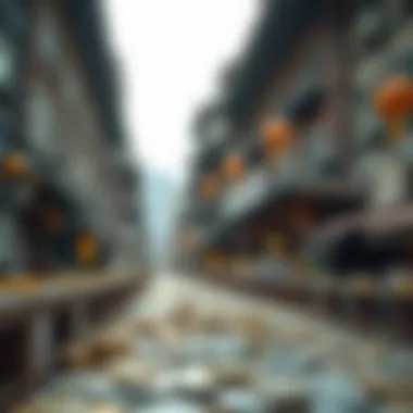 Bridging Traditional Finance and Cryptocurrency Illustration of the connection between traditional finance and cryptocurrency