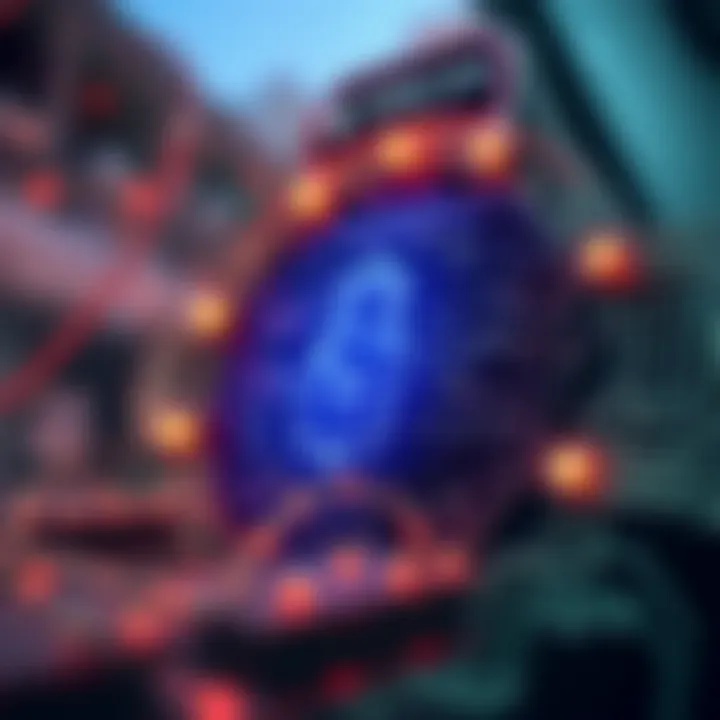 Visual representation of security protocols in cryptocurrency transactions