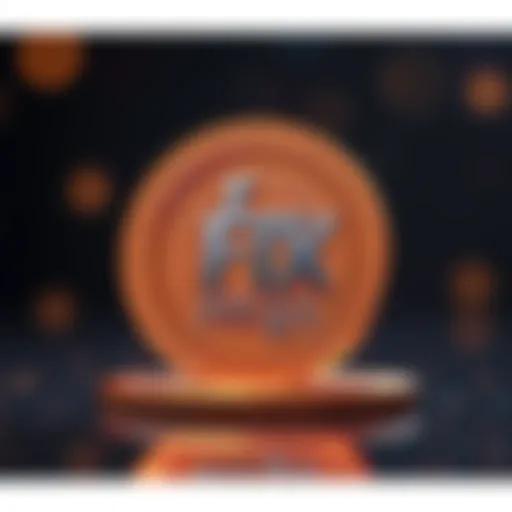 Symbol of cryptocurrency innovation and recovery