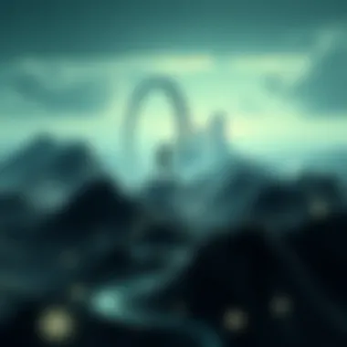 The Evolution of Finance in a Digital Era Futuristic digital landscape illustrating the evolution of finance