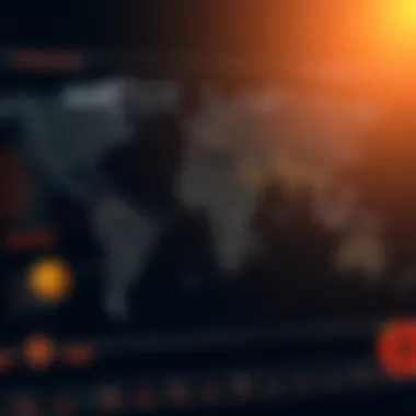 Global Adoption of Cryptocurrency Payments Global map showcasing countries adopting cryptocurrency payments