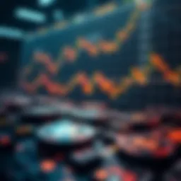 A futuristic representation of cryptocurrency trading dynamics