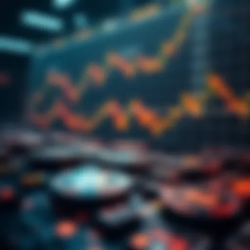 A futuristic representation of cryptocurrency trading dynamics