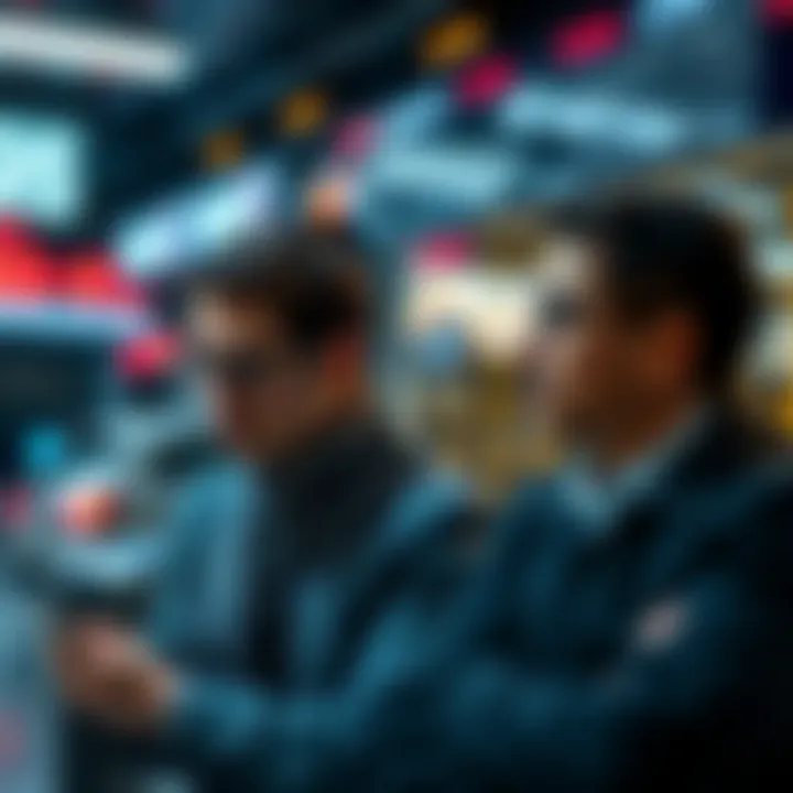 Investing Decisions Based on Market Trends Investors making decisions based on market trends