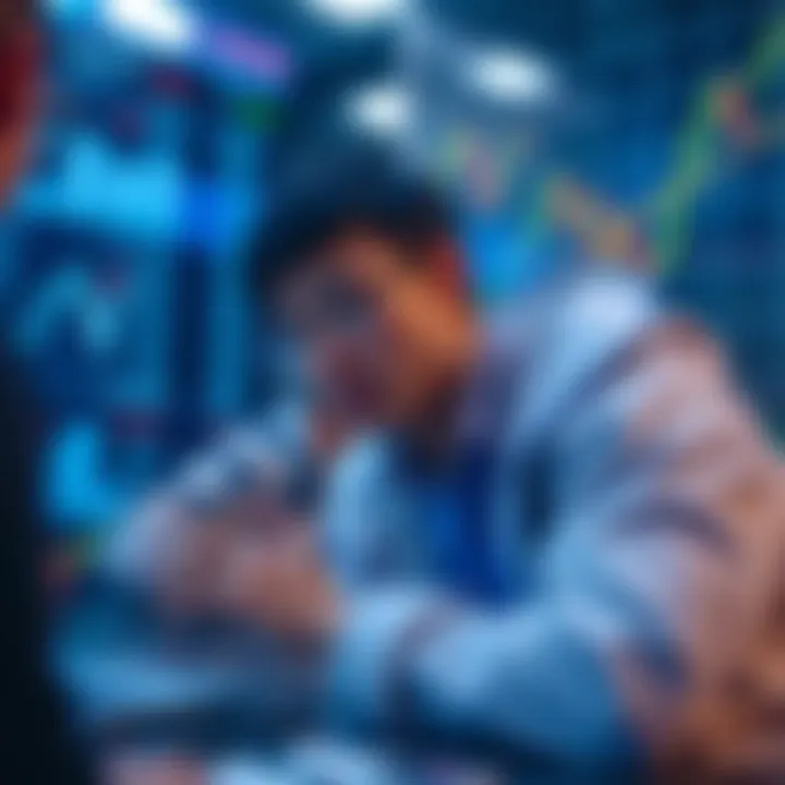 Analyzing Market Trends An analysis of market trends with advanced technology