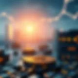 Conceptual representation of blockchain innovation