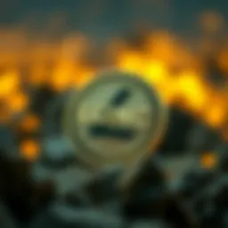 A visual representation of the LUNC coin logo