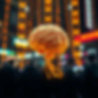 Market Psychology in Investment Visual representation of market psychology affecting investment decisions