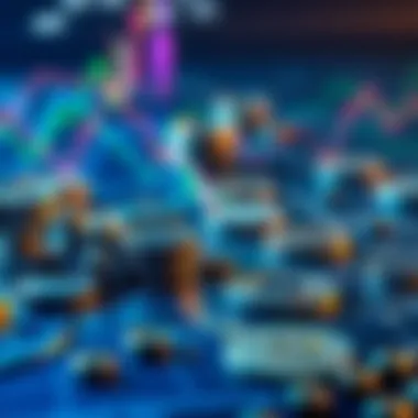 Trends Shaping the Cryptocurrency Market A conceptual depiction of market trends in cryptocurrency