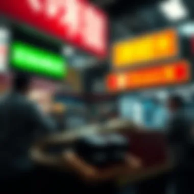 Understanding Currency Exchange Abstract representation of currency exchange concepts