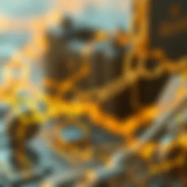 Conceptual Overview of Multi-Chain Technology Illustration depicting the concept of multi-chain technology