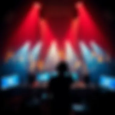 Challenges and Opportunities in the Music Landscape Conceptual artwork depicting the challenges and opportunities in the music industry.