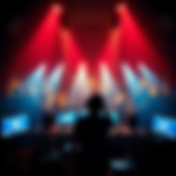 Challenges and Opportunities in the Music Landscape Conceptual artwork depicting the challenges and opportunities in the music industry.