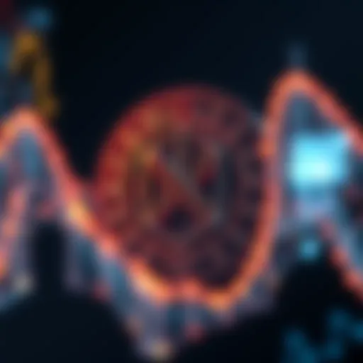 Abstract Representation of NEM Cryptocurrency An abstract representation of the NEM cryptocurrency logo intertwined with blockchain concepts