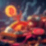 The Evolution of NFT Art Digital artwork showcasing the evolution of NFT art