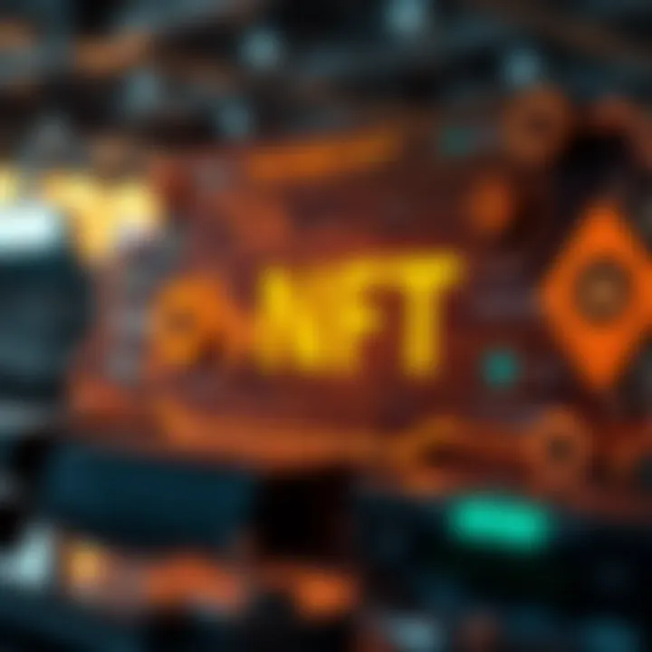 Technology Behind NFTs Infographic illustrating the technology behind NFTs