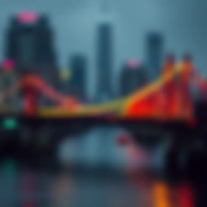 Graph showcasing the impact of OPBNB Bridge on cryptocurrency transactions